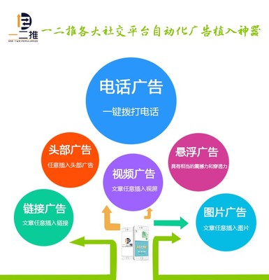 商家廣告曝光快一二推推廣軟件通過社交微信QQ等進行分享傳播全國誠招代理商圖片_高清圖_細節(jié)圖